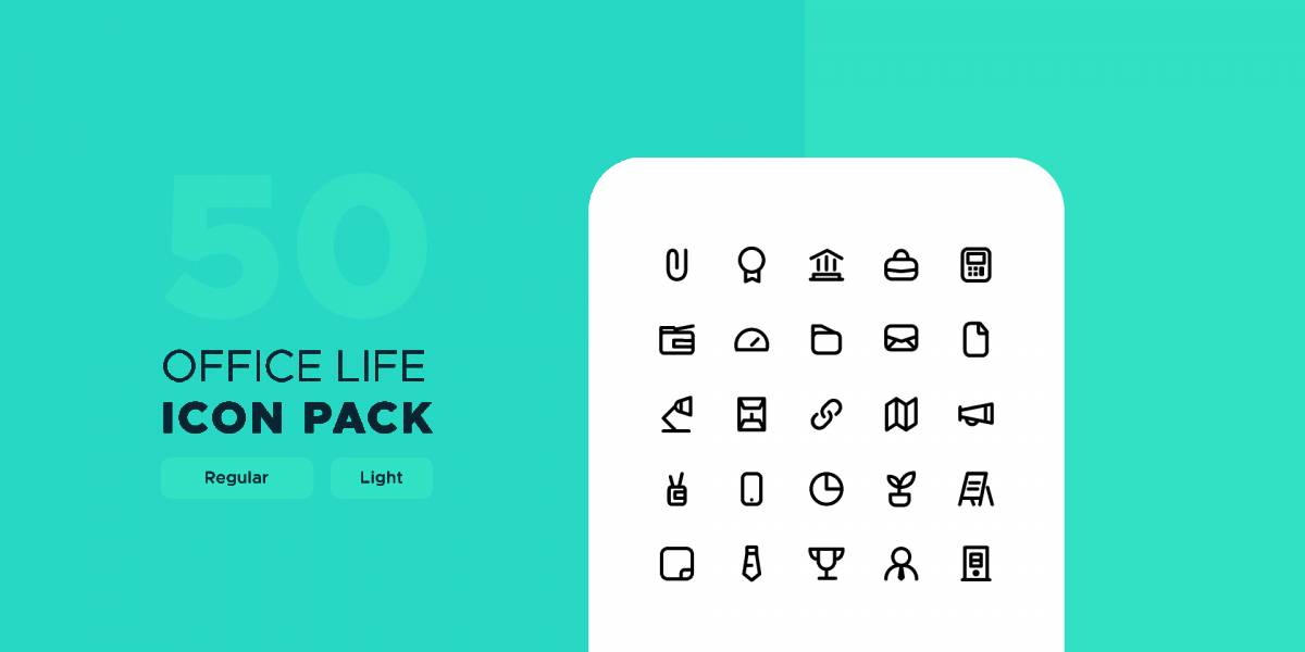 Free figma Office Life Icon Pack