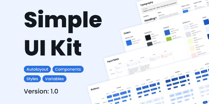 Free Figma Simple UI Kit