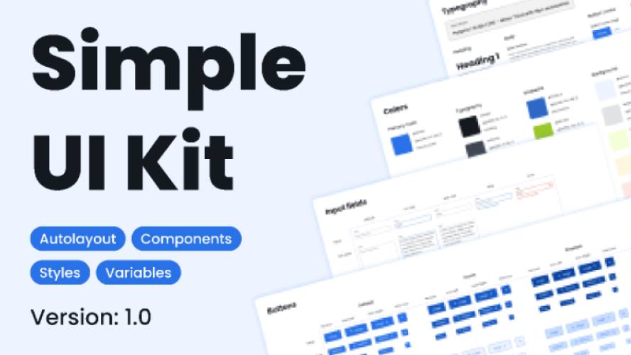 Free Figma Simple UI Kit