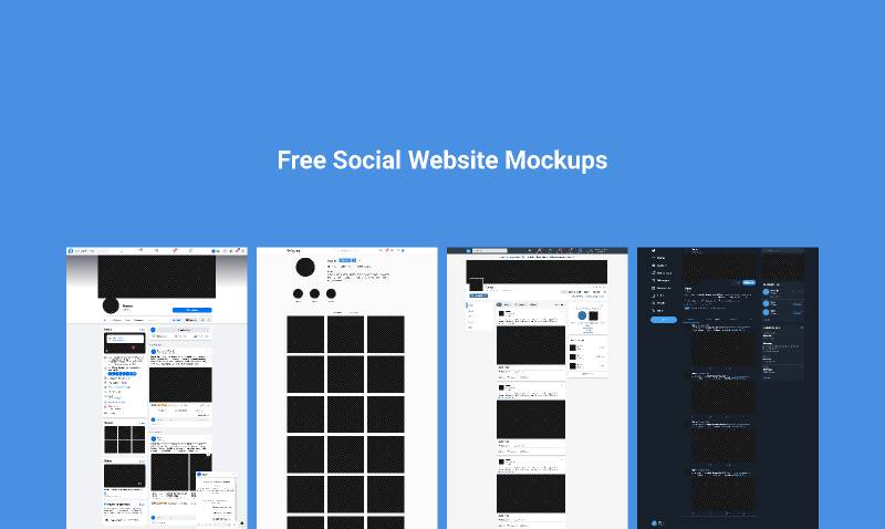 Free Figma Template Social Website UI