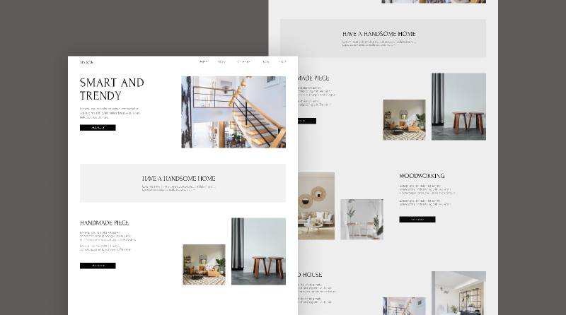 Free Furniture Agency Figma Website Template