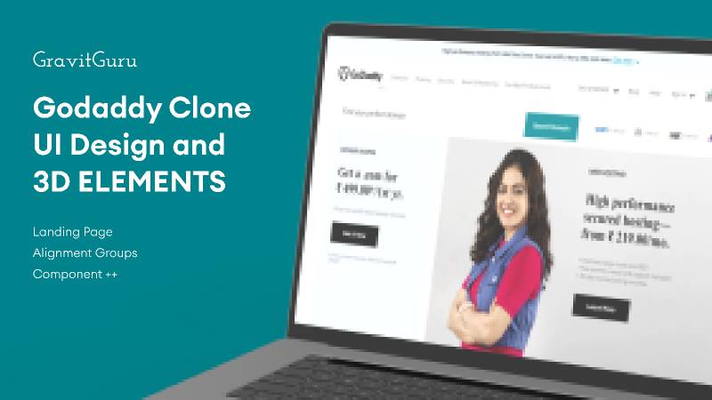 Free Godaddy Clone Figma Website Template