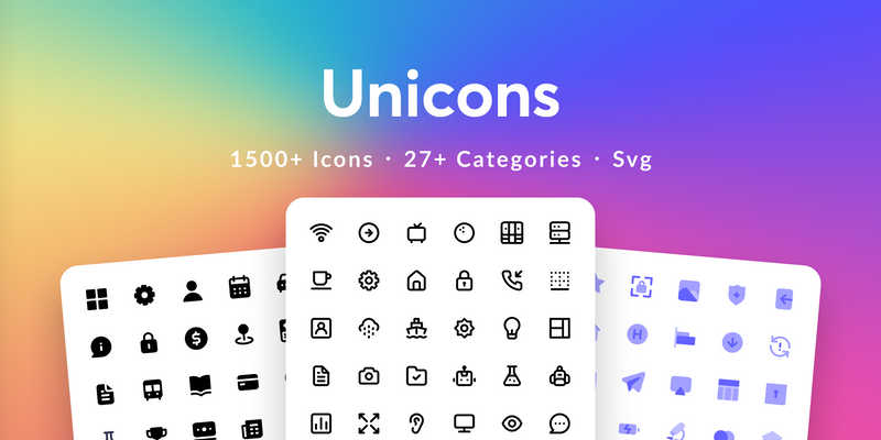 Free icon figma (Unicons)