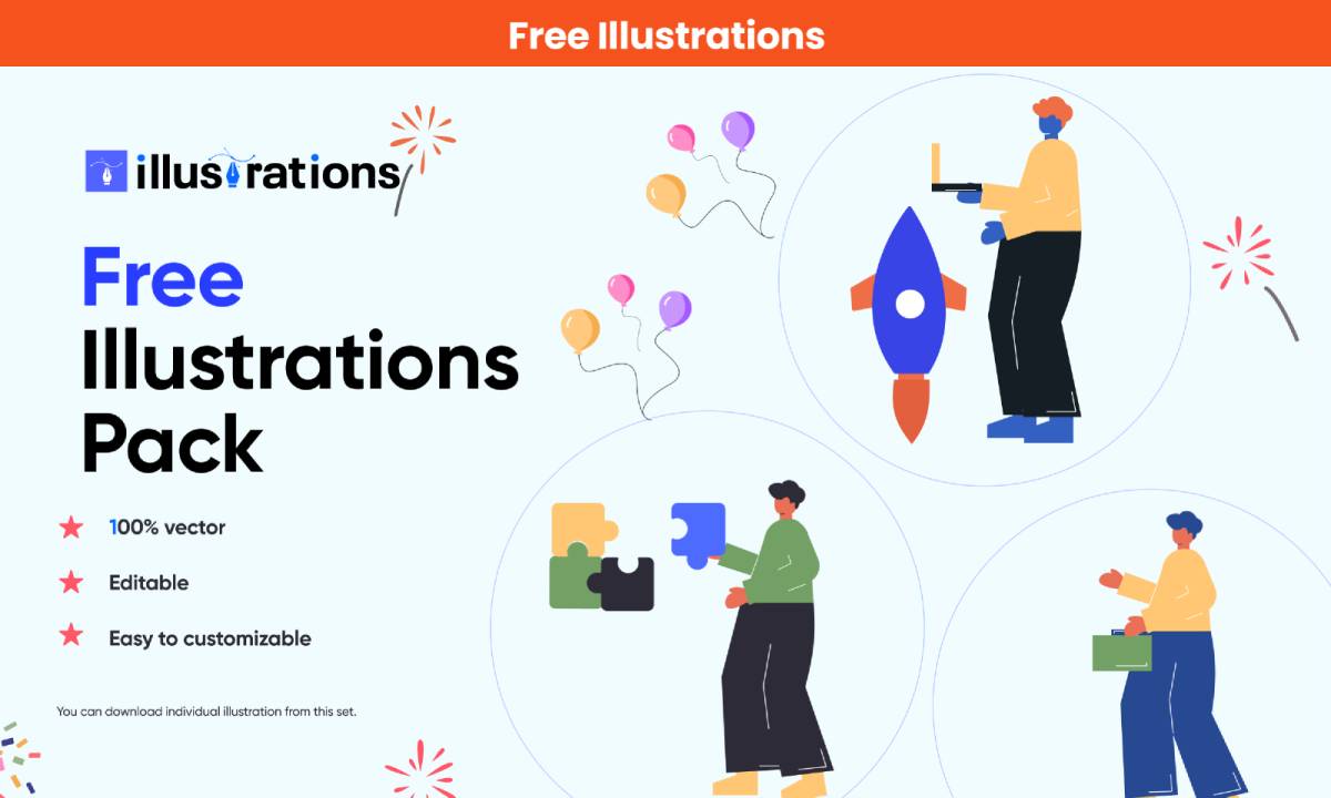 Free Illustrations Pack Figma Illustration