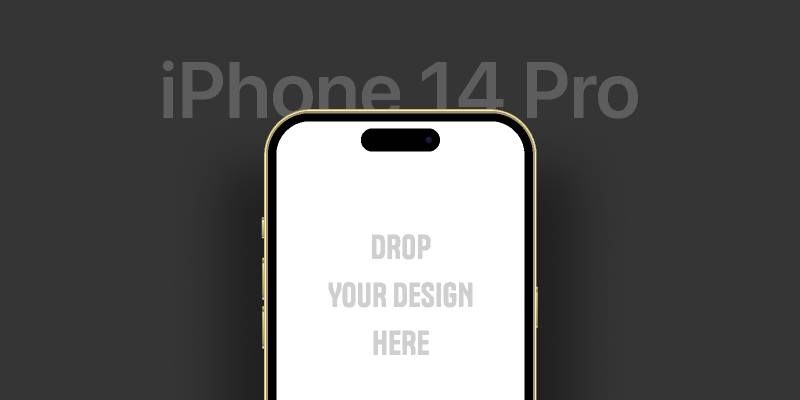 FREE iPhone 14 Mockup Figma Template