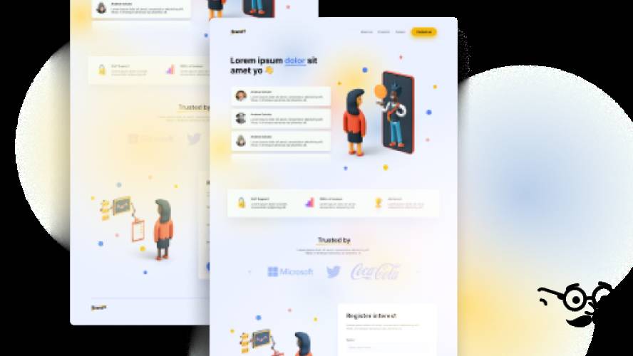 Free Landing Page template