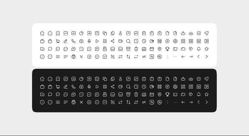 Free Line Stroke Figma Icons