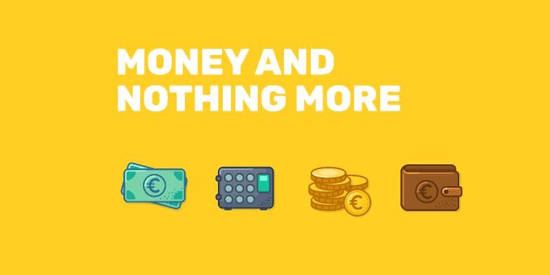 Free Money and nothing more Figma Illustration