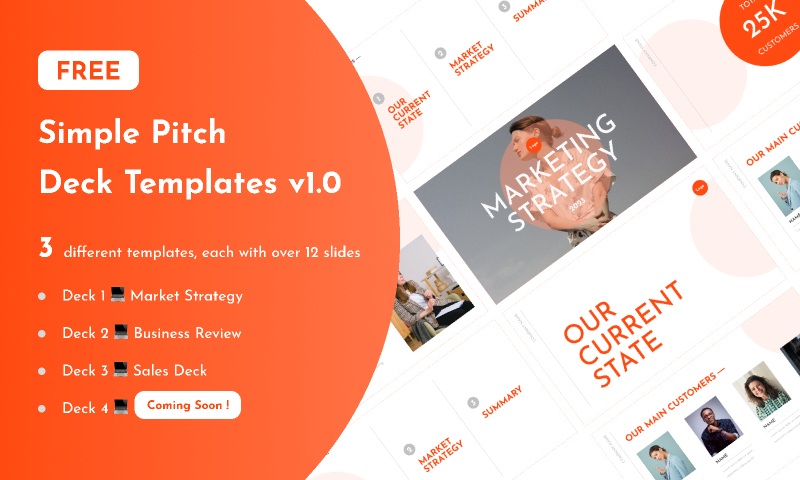 Free Simple Pitch Deck Templates