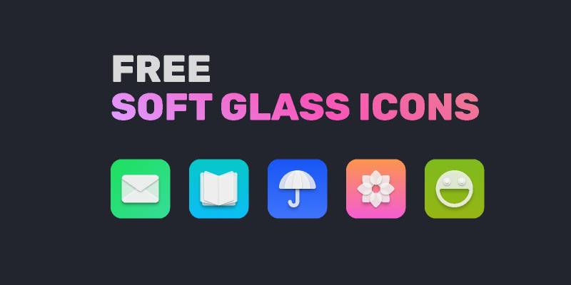 Free Soft Glass icons figma Free Download