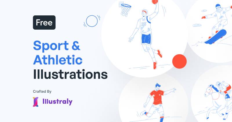 Free Sports & Athletics Illustration Figma Template