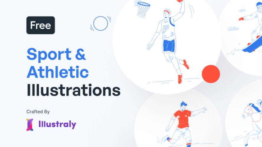Free Sports & Athletics Illustration Figma Template