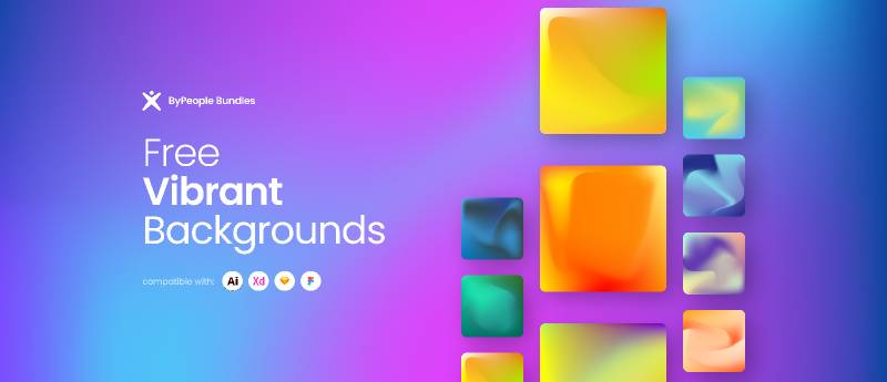 Free Vibrant Backgrounds Figma Free Resource