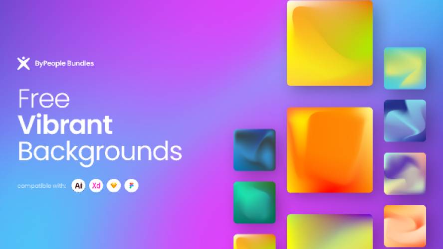 Free Vibrant Backgrounds Figma Free Resource