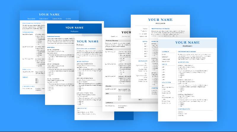 Freebie 6+ Figma Resume Template