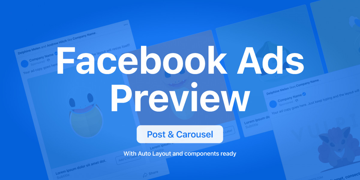 Freebie Figma Facebook Ad Post & Carousel Previewer