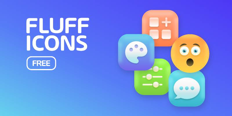 Freebie Figma Fluff Icons