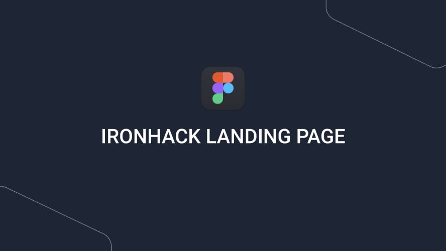 Freebie Figma Ironhack's Landing Page