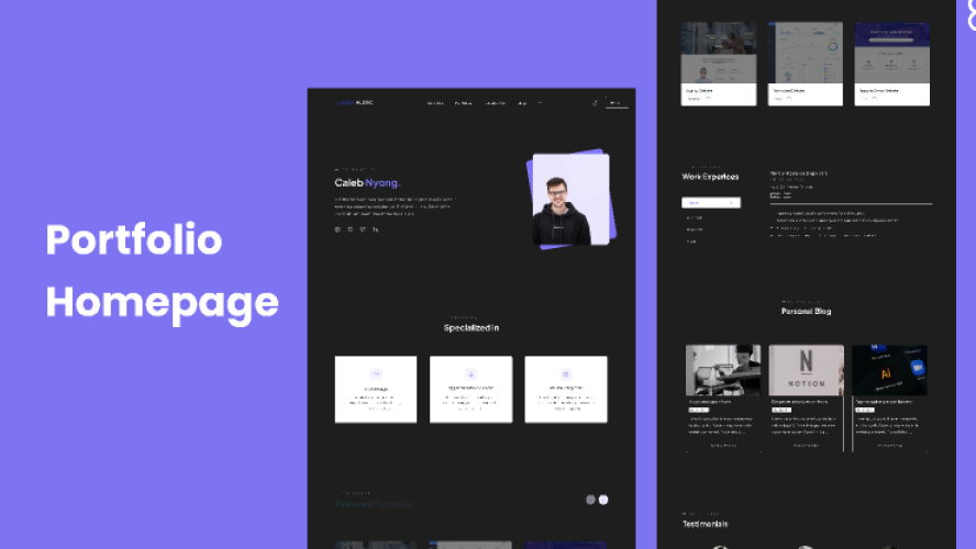 Freebie Portfolio Web Template