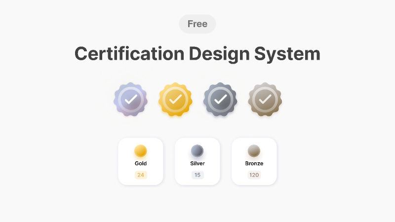 Full Certification Design System With Component Figma Ui Kit