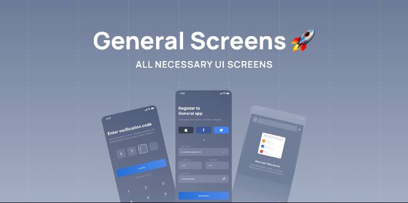 General Screens - Figma UI Kit