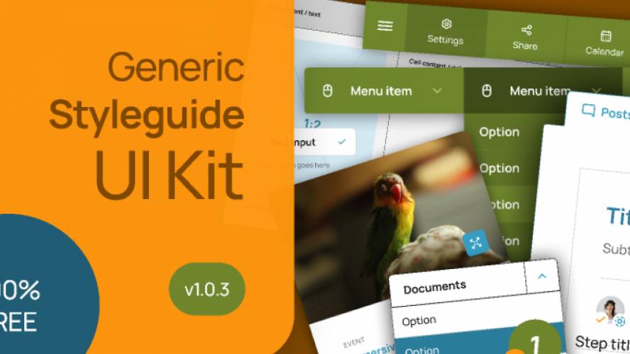 Generic styleguide + UI kit
