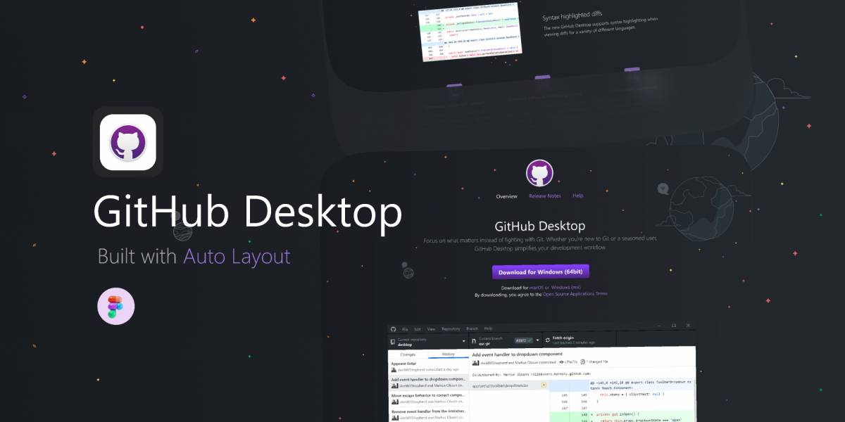 Github Desktop Figma Template