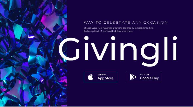 Givingli Landing page figma template