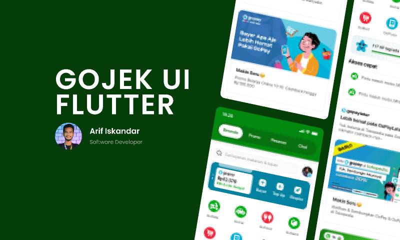 Gojek Flutter Ui Kit Figma Free Download