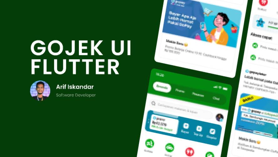 Gojek Flutter Ui Kit Figma Free Download