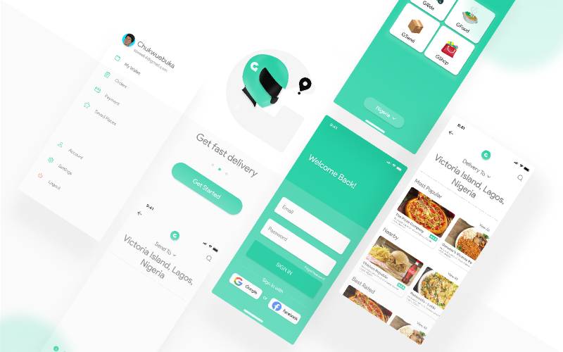 Gokada UI Concept Figma Mobile Template