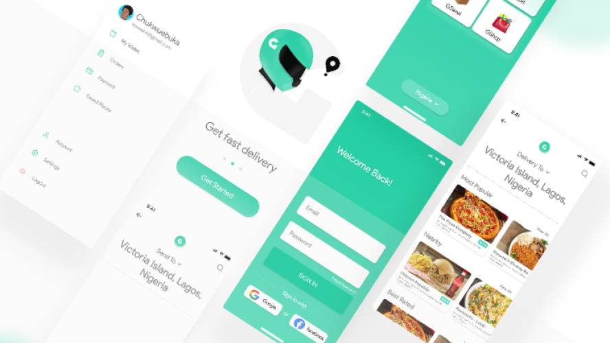 Gokada UI Concept Figma Mobile Template