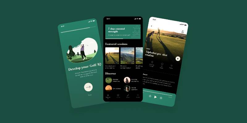 Golf App Concept Figma Template