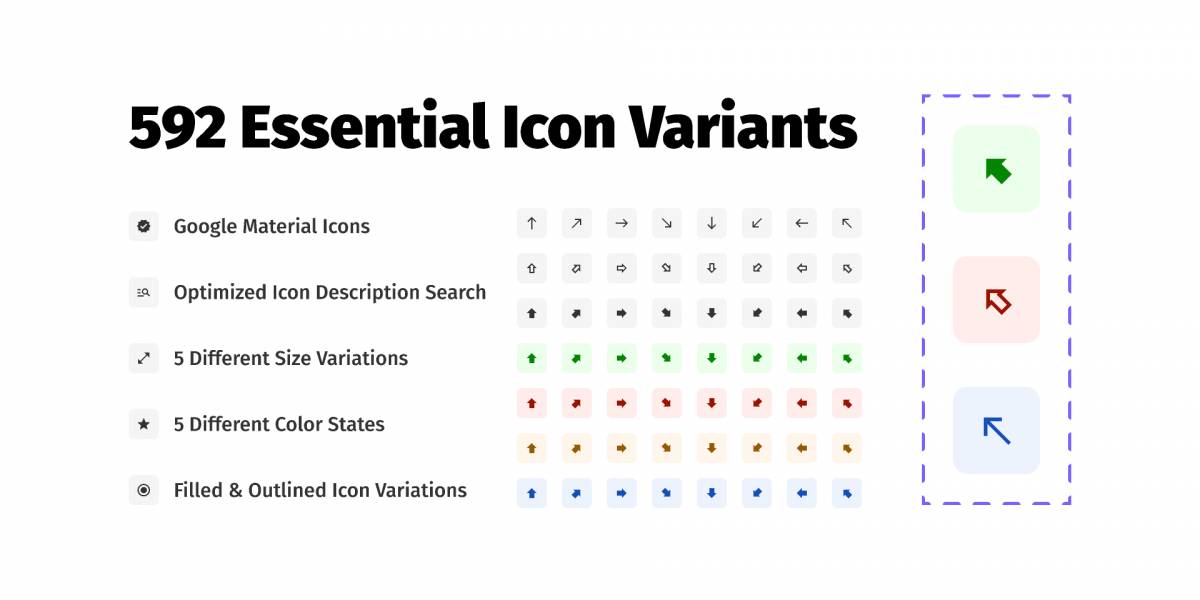 Google Material Icon Variants Figma Template