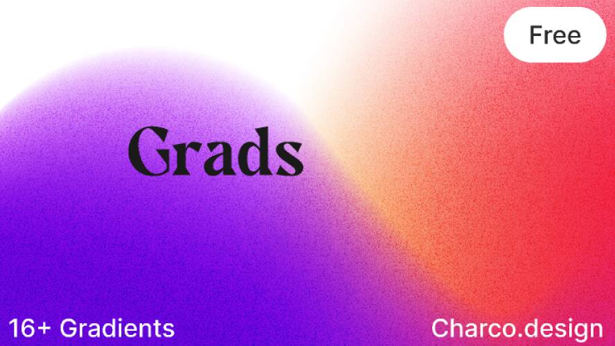 Grads V2 Free Gradient Figma Template
