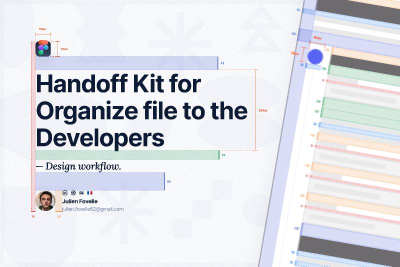 Handoff Kit Organize file to the Developers Figma Template
