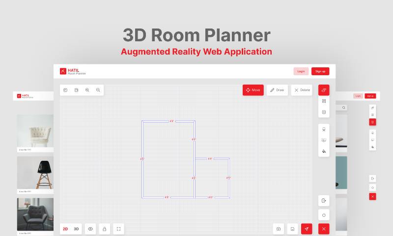 Hatil 3D Room Planner Figma Ui Kit