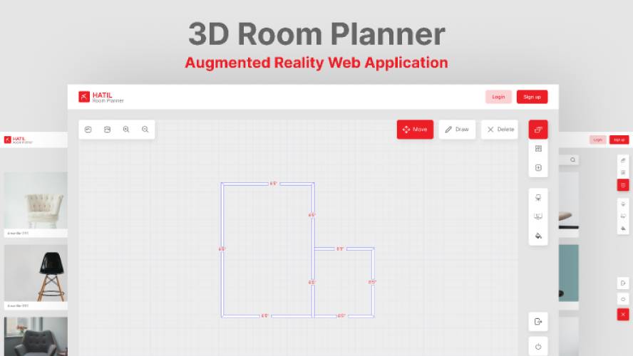 Hatil 3D Room Planner Figma Ui Kit