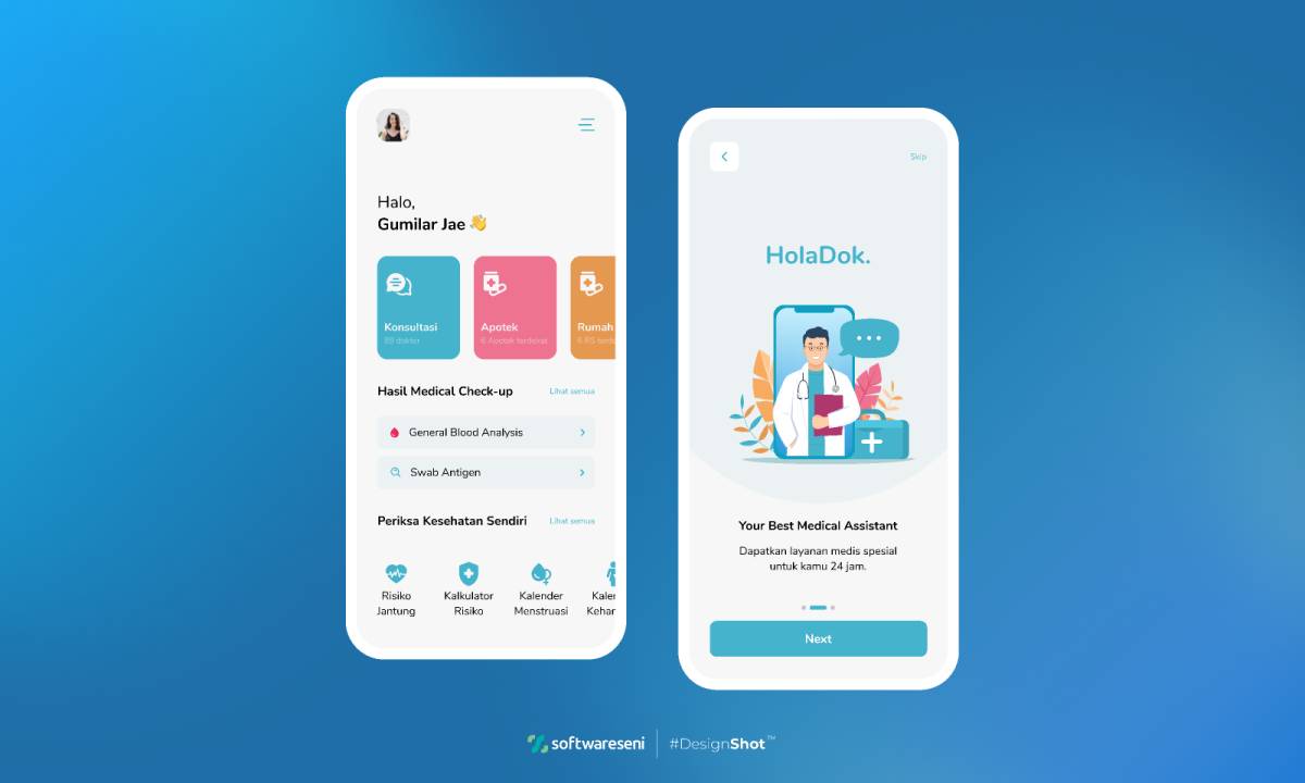 Health & Medical App Figma Mobile Template