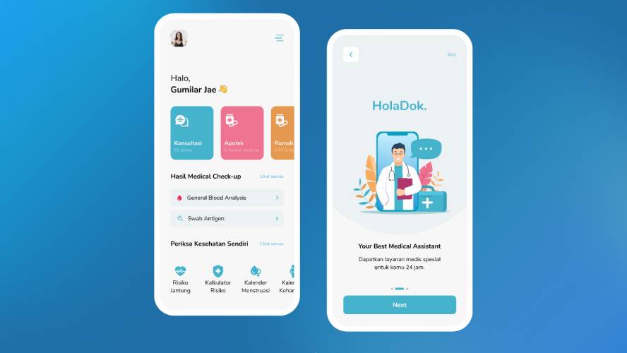 Health & Medical App Figma Mobile Template