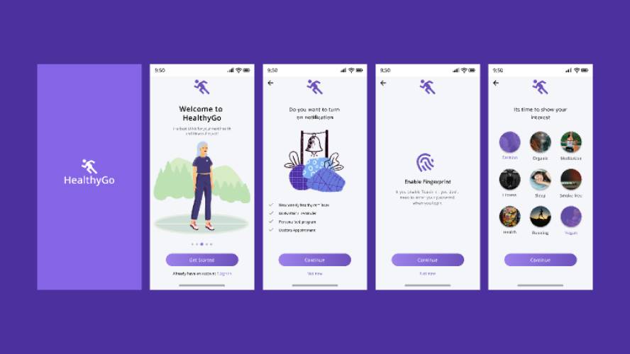 HealthPro Figma Health Care Mobile Template