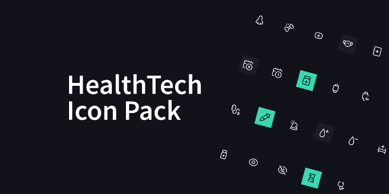 HealthTech Icon Pack Figma Template