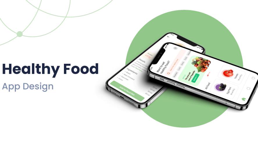 Healthy Food App Figma Mobile Template