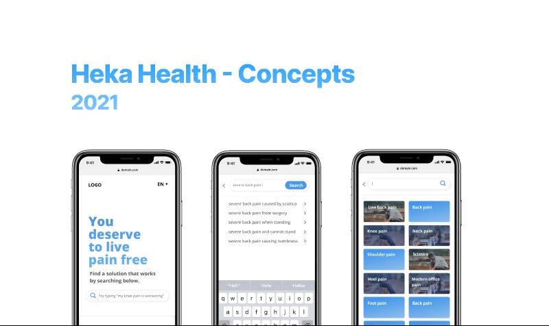 Heka Health - Figma Mobile App Concepts