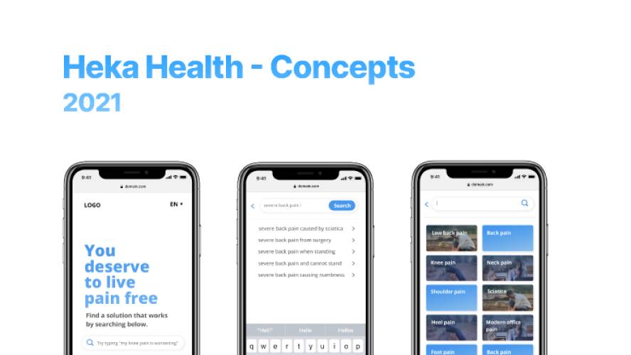 Heka Health - Figma Mobile App Concepts