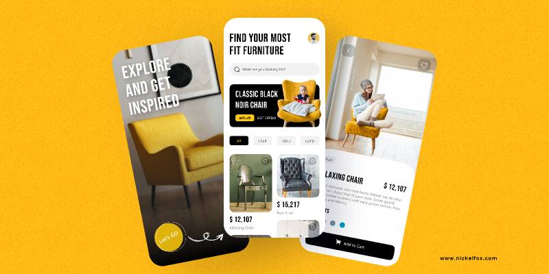 Home Furniture E-Commerce App Figma Template