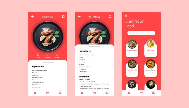 Home Page Food App Figma Template