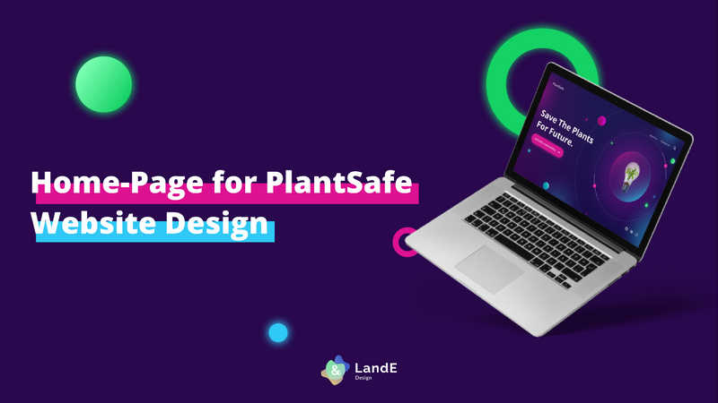 Home-Page for Plantsafe figma free