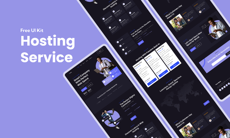 Hosting Services Landing Page Template
