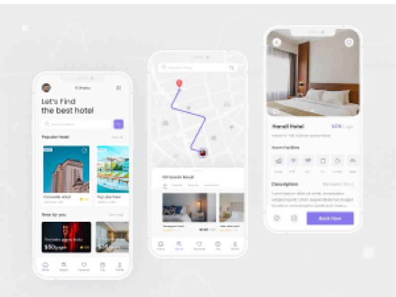 Hotel Booking App - Figma Mobile Template